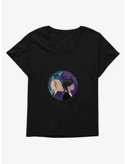 Flash Sale 🎉 Wednesday TV Series Enid And Wednesday Portrait 👧 Girls T-Shirt Plus Size ✔️ -Cheap T-shirt Store 20341859 hi