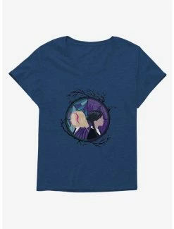 Flash Sale 🎉 Wednesday TV Series Enid And Wednesday Portrait 👧 Girls T-Shirt Plus Size ✔️