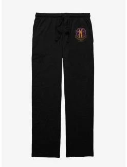 Budget 🛒 Wednesday Nevermore Academy Crest Pajama Pants 💯