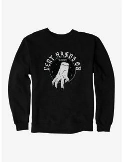 Best deal 🔥 Wednesday The Thing Very Hands On Sweatshirt 🔥