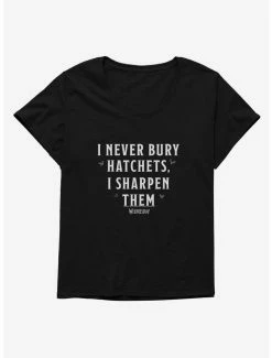 Best deal 🤩 Wednesday I Never Bury Hatchets 👧 Girls T-Shirt Plus Size ✨