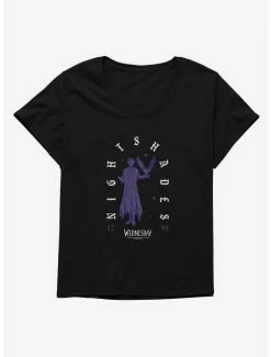 Buy 🔔 Wednesday Nightshades 👧 Girls T-Shirt Plus Size 🔔