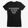 Wholesale 🧨 Wednesday On Wednesdays We Wear Black 👧 Girls T-Shirt 🌟