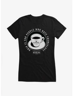 Cheap 🔥 Wednesday Weathervane Drip Coffee 👧 Girls T-Shirt 💯