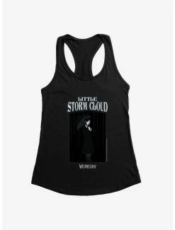 Best deal 🎁 Wednesday Little Storm Cloud Portrait 👧 Girls Tank 😀