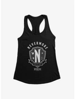 Coupon ⭐ Wednesday Nevermore Academy Emblem 👧 Girls Tank 💯