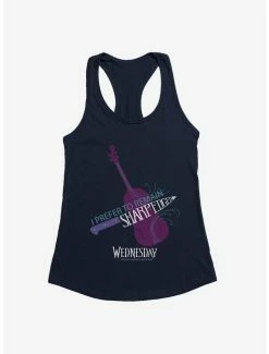 Best reviews of โ Wednesday I Prefer To Remain Sharp-Edged ๐ง Girls Tank ๐